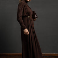Kimora Long dress Brown