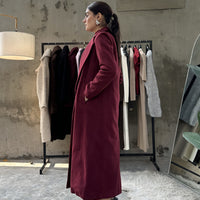 Chloe long coat Cherry