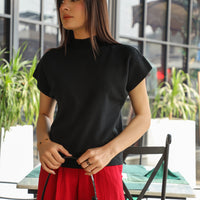 Willow Sweater Top Black