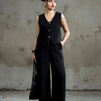 Lady Loud Tailored Trouser Black