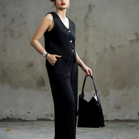 Lady Loud Waist Coat Black