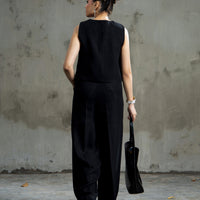 Lady Loud Waist Coat Black