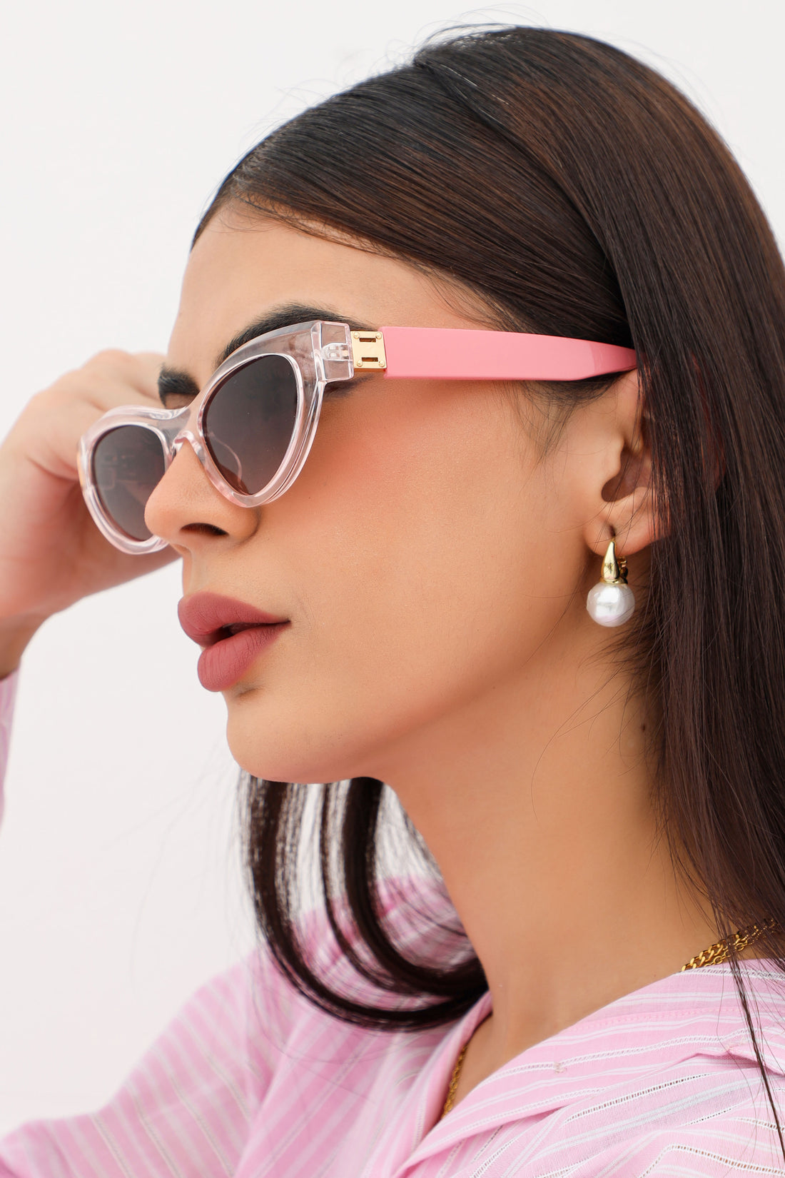 Sassy Cat Eye Sunglasses Pink