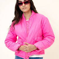 Kendal Puffer Jacket Hot Pink