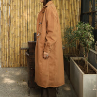 Cavallo woollen Long Coat Camel