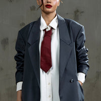 Boss Babe Oversized Blazer Grey