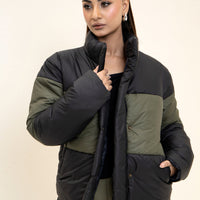 Frostline puffer jacket black