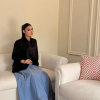 Plissé Button Up Shirt Black