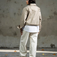 Kinsley Denim Pants Pearl White