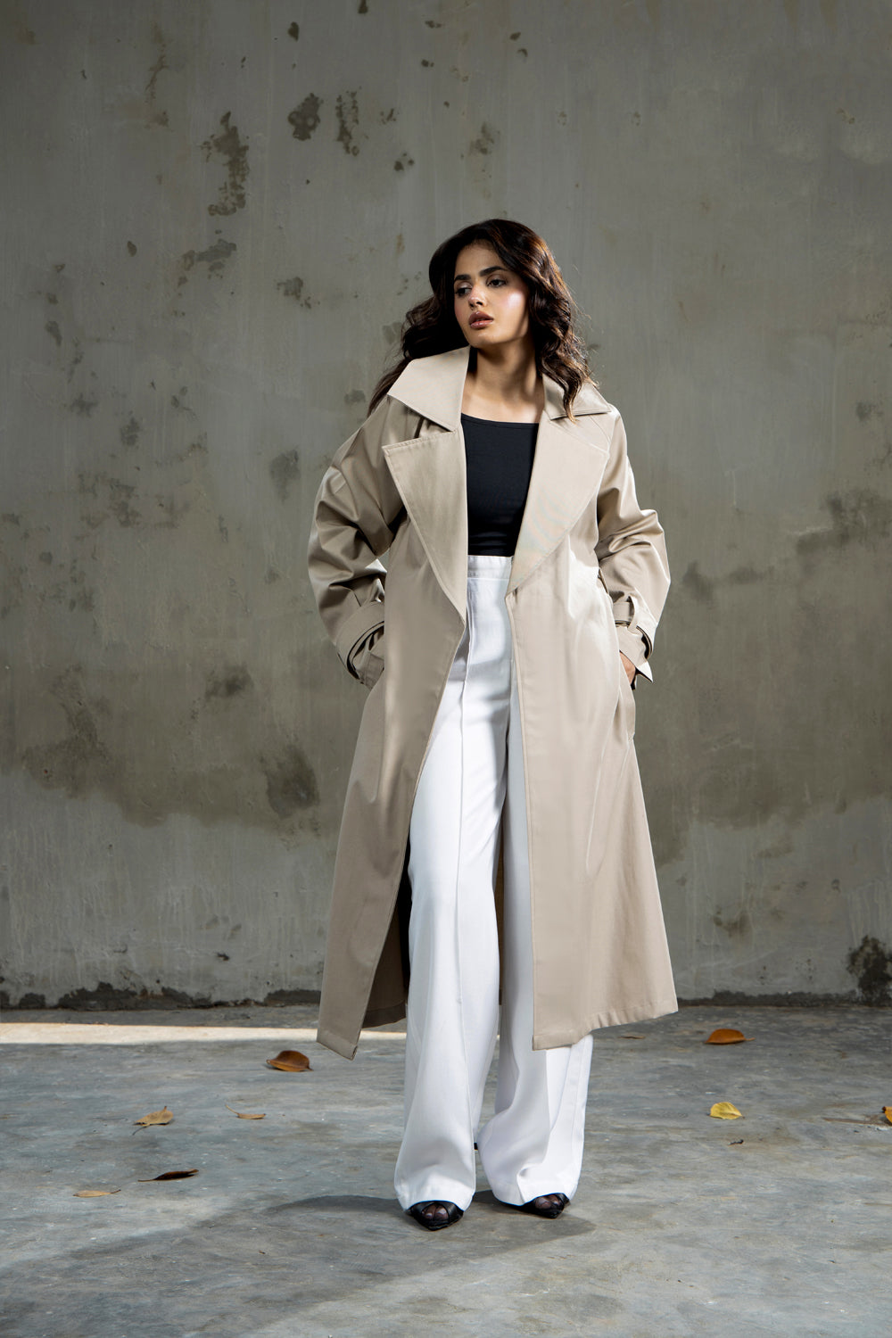 Oscar Trench Coat Sand