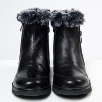 Brussels Glide fur boots Grey