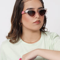 Sassy Cat Eye Sunglasses Pink
