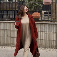 Vienna Teddy Coat Rust