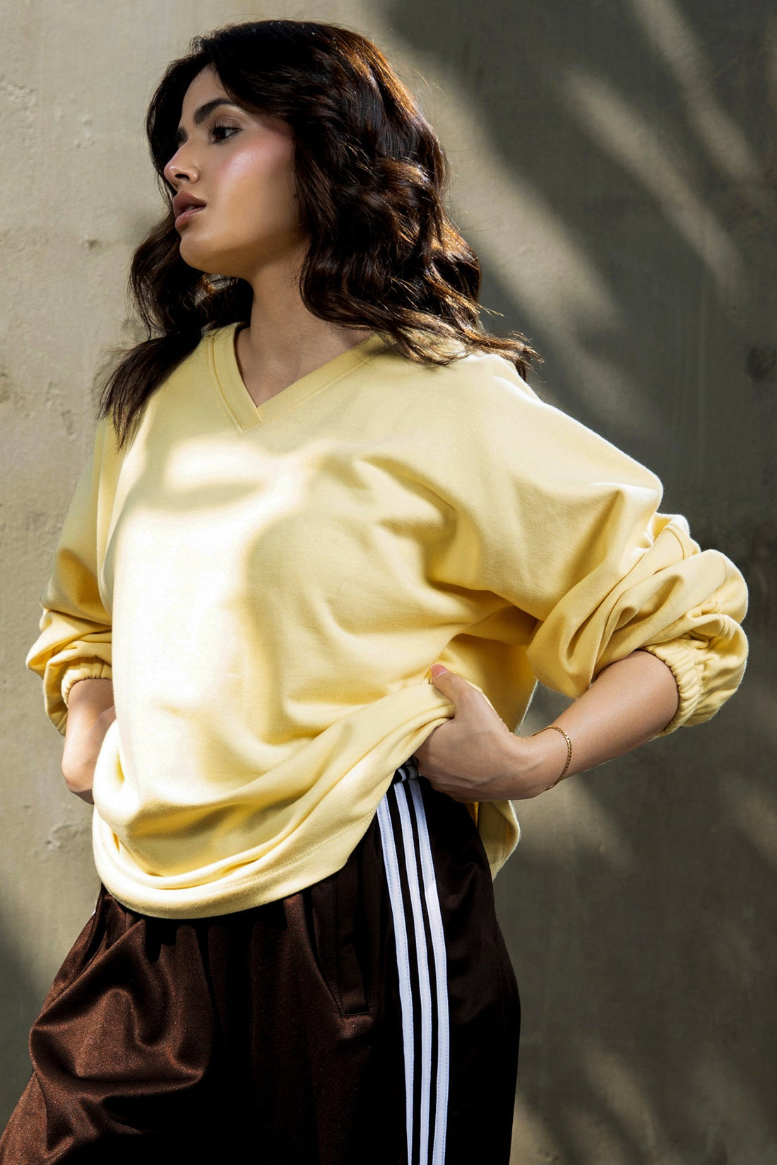 Carlo Sweatshirt Butter yellow