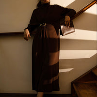 Kimora Long dress Brown
