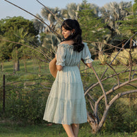 ROSY Off-Shoulder Mint