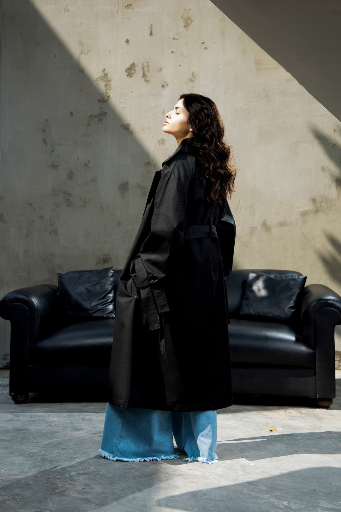 Oscar Trench Coat Black