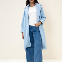 Bergen Neo Long Coat Ice Blue
