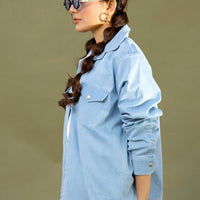 Lucent Denim Button down Shirt