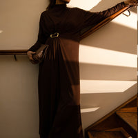 Kimora Long dress Brown