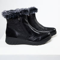 Brussels Glide fur boots Grey