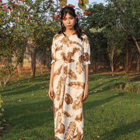 Amber Shirt Dress Rust