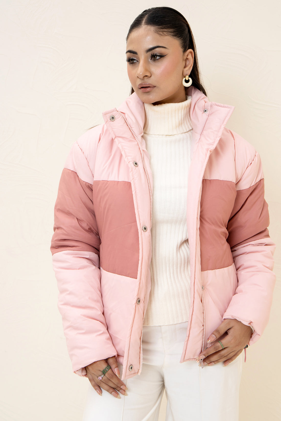 Frostline puffer jacket pink