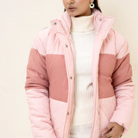 Frostline puffer jacket pink