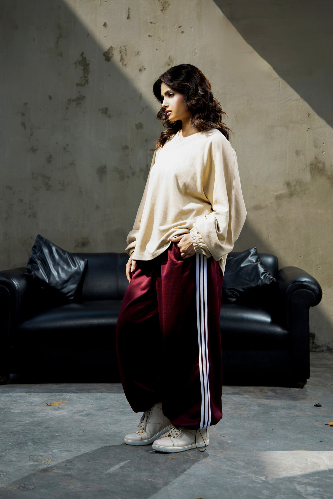Jolene Trouser Burgundy