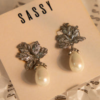 Rossie Pearl Drop Earrings