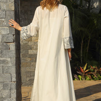 kiara Embroided 2pc Gown Set