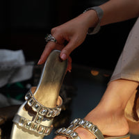 Eris Crystal Flats Silver
