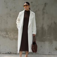 Levante Long Coat White