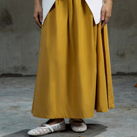 Archie Flared Skirt Khaki