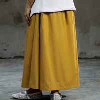 Archie Flared Skirt Khaki