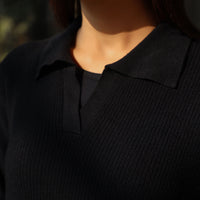 Rowan Sweater Dress Black