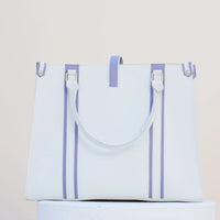 Tokyo Tote Bag White n Lilac