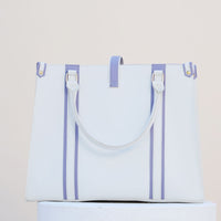 Tokyo Tote Bag White n Lilac