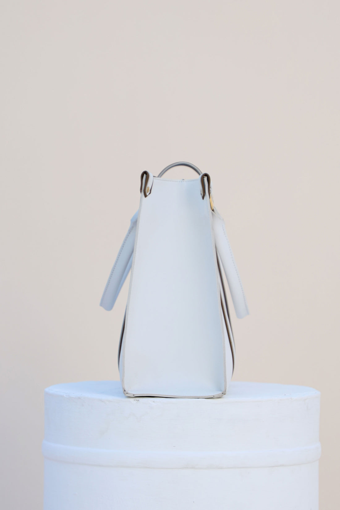 Tokyo Tote Bag White n Brown