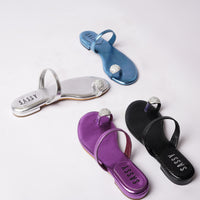 Palermo Jewel Thong Silver
