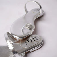 Palermo Jewel Thong Silver