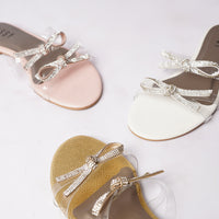 Milano Glass Slipper Gold