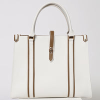 Tokyo Tote Bag White n Brown