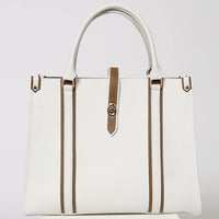 Tokyo Tote Bag White n Brown