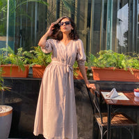 Nanamio Dress beige