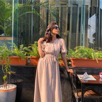 Nanamio Dress beige