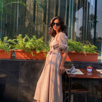Nanamio Dress beige