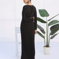 Gladious maxi dress black