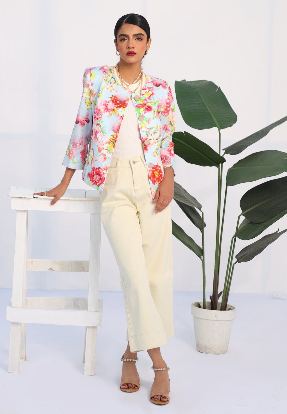 Poppy Blazer pastel Blue