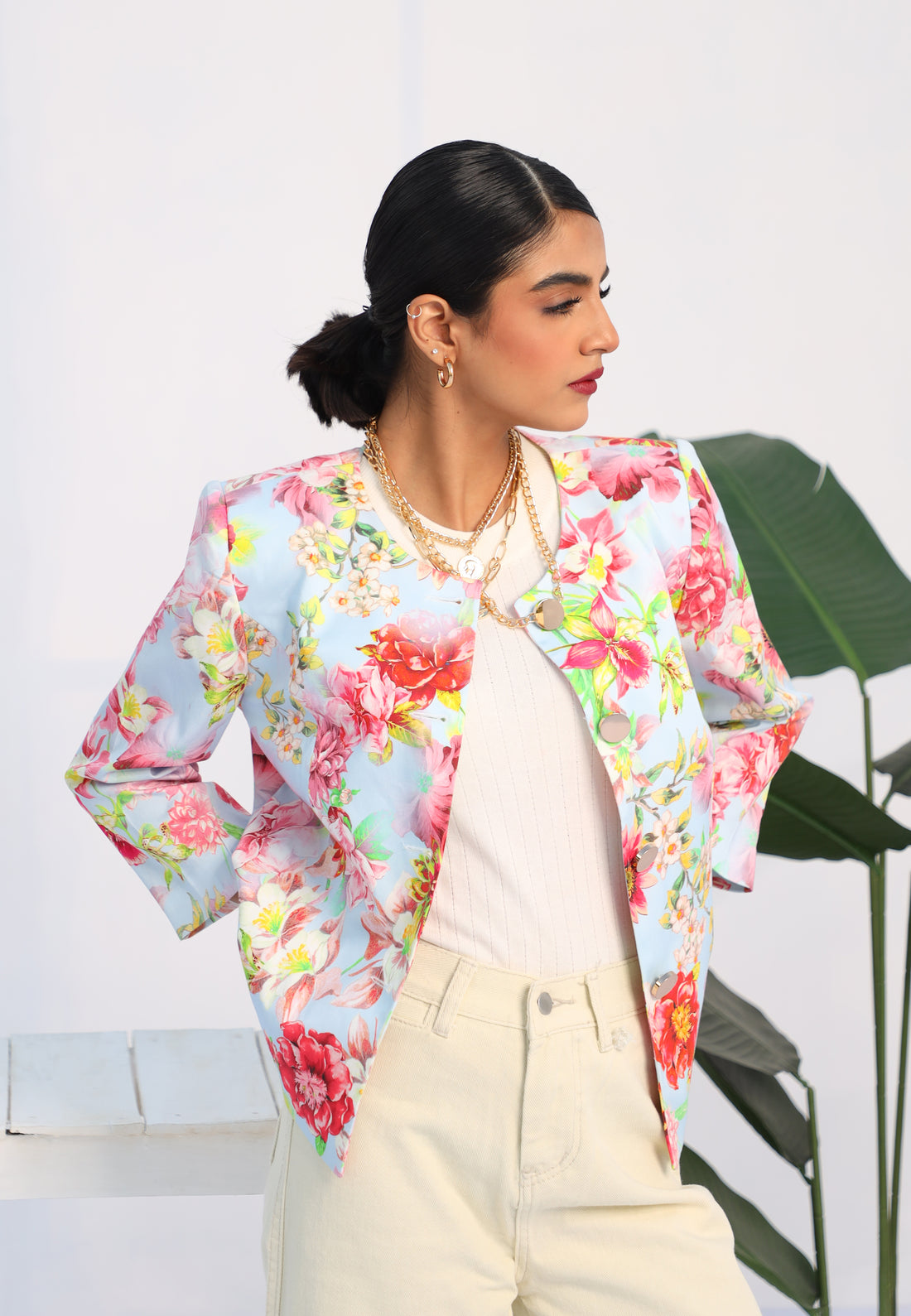 Poppy Blazer pastel Blue